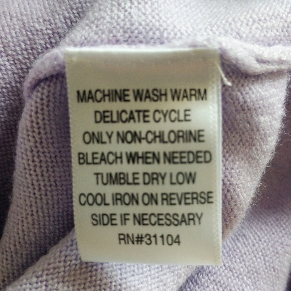 Lavender Crew Neck Sweater (EUC) - Picture 6 of 6
